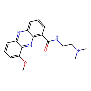 N-(2-(Dimethylamino)ethyl)-9-methoxy-1-phenazinecarboxamide structure