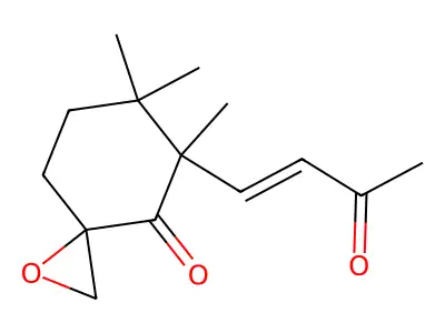 5,6,6-Trimethyl-5-(3-oxobut-1-enyl)-1-oxaspiro[2.5]octan-4-one structure