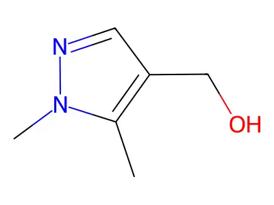 (1,5-dimethyl-1H-pyrazol-4-yl)methanol structure