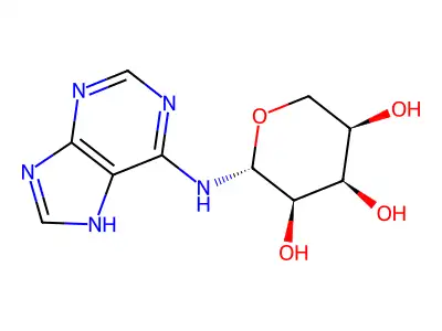 N(6)-Ribosyladenine structure
