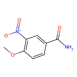 Benzamide, 4-methoxy-3-nitro- structure