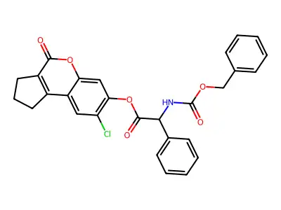 C28H22ClNO6 structure
