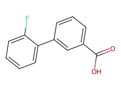 2'-Fluorobiphenyl-3-carboxylic acid structure