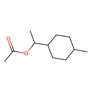Cyclohexanemethanol, alpha,4-dimethyl-, acetate, trans- structure