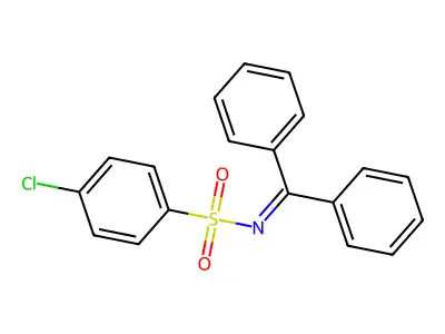 4-Chloro-N-(diphenylmethylene)benzenesulfonamide structure