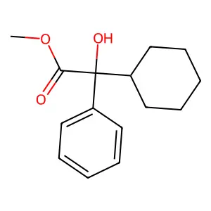 Methyl alpha-cyclohexyl-alpha-hydroxybenzeneacetate structure