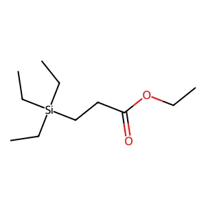 Ethyl 3-triethylsilylpropanoate structure