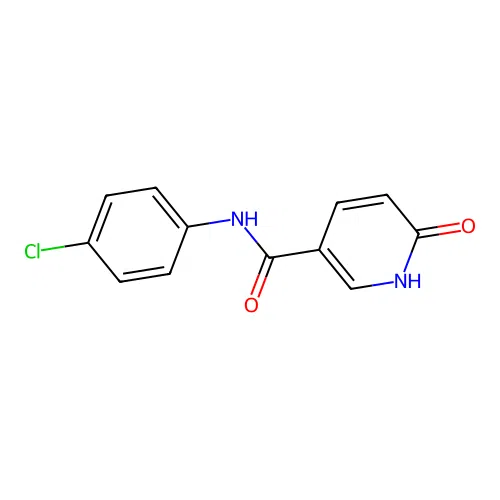 N-(4-chlorophenyl)-6-hydroxynicotinamide structure