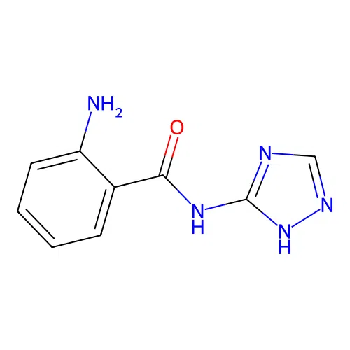 2-amino-N-(1H-1,2,4-triazol-5-yl)benzamide structure