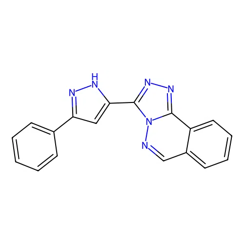 3-(3-phenyl-1H-pyrazol-5-yl)-[1,2,4]triazolo[3,4-a]phthalazine structure