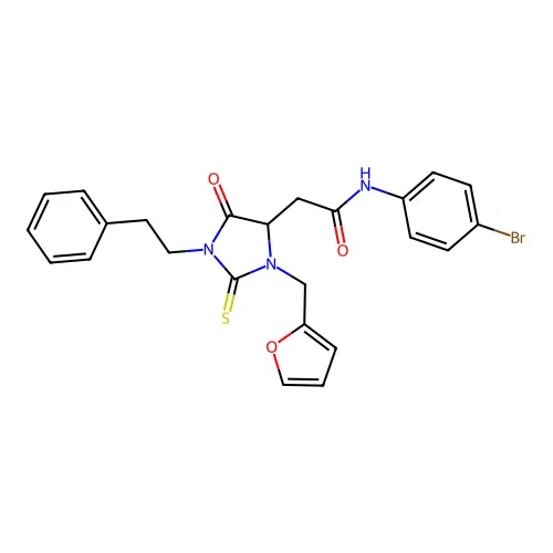 C24H22BrN3O3S structure