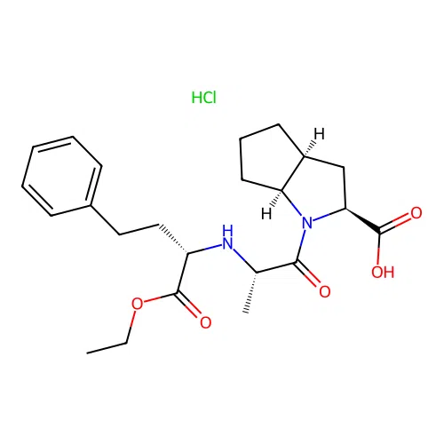 Ramipril hydrochloride structure