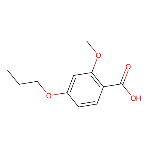 2-Methoxy-4-propoxybenzoic acid structure