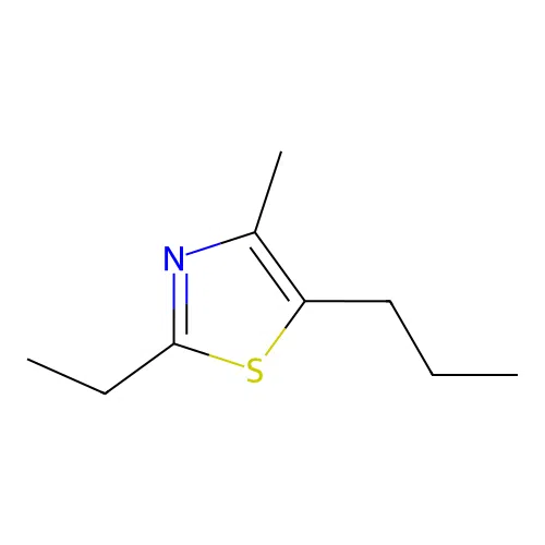 4-Methyl-2-ethyl-5-propylthiazole structure