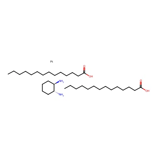 C28H54O4Pt.C6H14N2 structure