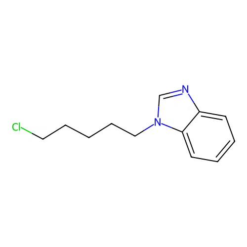 1-(5-Chloropentyl)benzimidazole structure