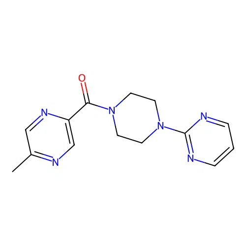 (5-Methylpyrazin-2-yl)(4-(pyrimidin-2-yl)piperazin-1-yl)methanone structure