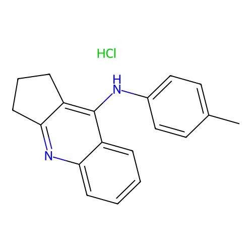 (2,3-Dihydro-1H-cyclopenta[b]quinolin-9-yl)-p-tolyl-amine structure