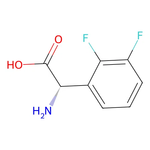 (2S)-2-Amino-2-(2,3-difluorophenyl)acetic acid structure