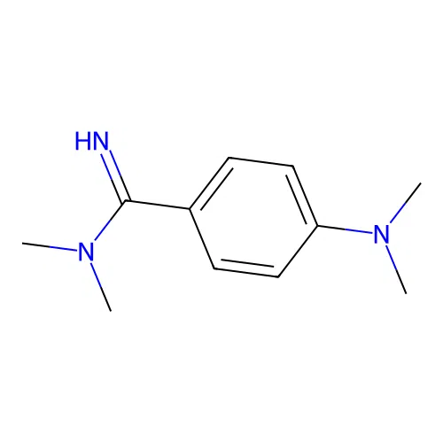 4-(dimethylamino)-N,N-dimethylbenzenecarboximidamide structure