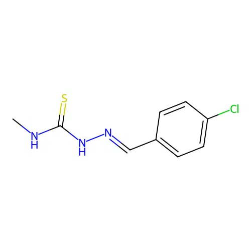 2-[(4-Chlorophenyl)methylene]-N-methylhydrazinecarbothioamide structure