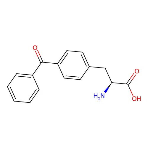 p-benzoyl-L-phenylalanine structure