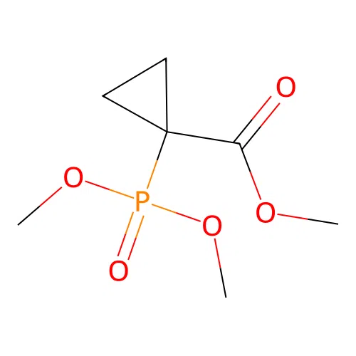 Methyl 1-dimethoxyphosphorylcyclopropane-1-carboxylate structure