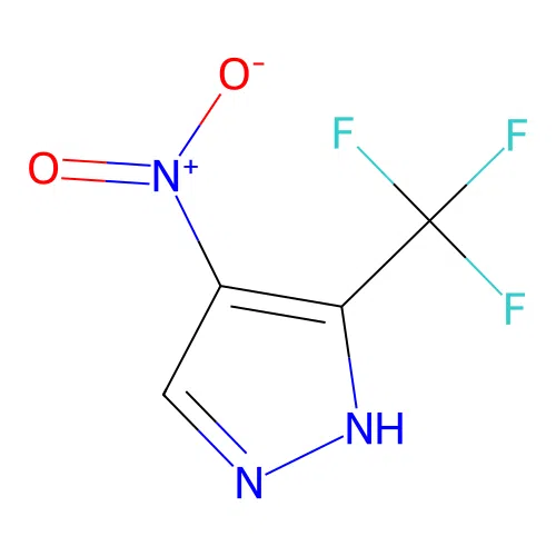 4-nitro-5-(trifluoromethyl)-1H-pyrazole structure