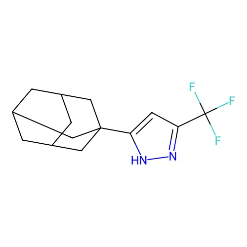 5-Adamantan-1-yl-3-trifluoromethyl-1H-pyrazole structure