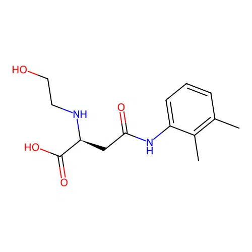 N4-(2,3-Dimethylphenyl)-N2-(2-hydroxyethyl)-L-asparagine structure