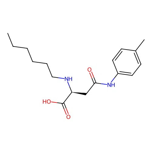 N2-Hexyl-N4-(p-tolyl)-L-asparagine structure