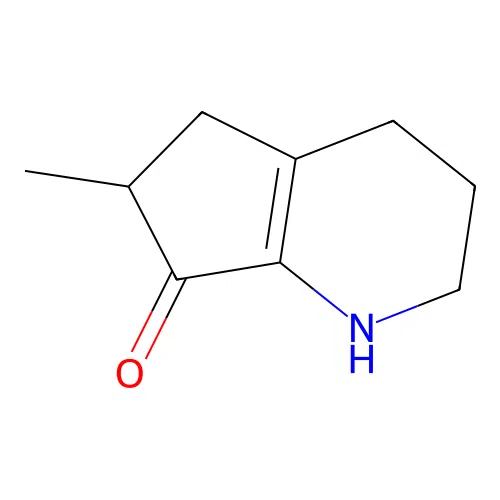 1,2,3,4,5,6-Hexahydro-6-methyl-7H-cyclopenta[b]pyridin-7-one structure