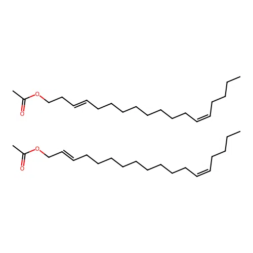 [(2E,13Z)-octadeca-2,13-dienyl] acetate;[(3E,13Z)-octadeca-3,13-dienyl] acetate structure
