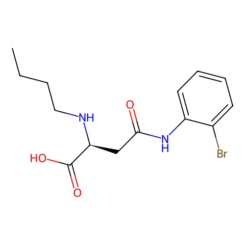 N4-(2-Bromophenyl)-N2-butyl-L-asparagine structure