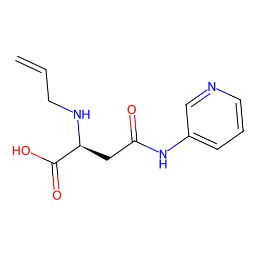 N2-Allyl-N4-(pyridin-3-yl)-L-asparagine structure