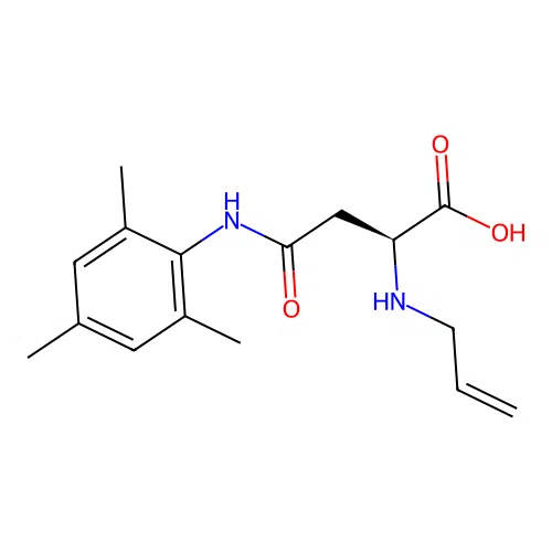 N2-Allyl-N4-mesityl-L-asparagine structure