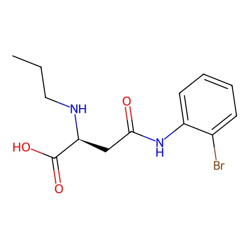 N4-(2-Bromophenyl)-N2-propyl-L-asparagine structure