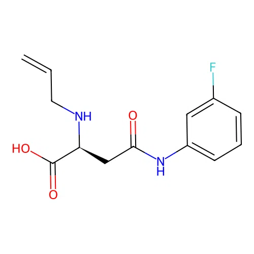 N2-Allyl-N4-(3-fluorophenyl)-L-asparagine structure