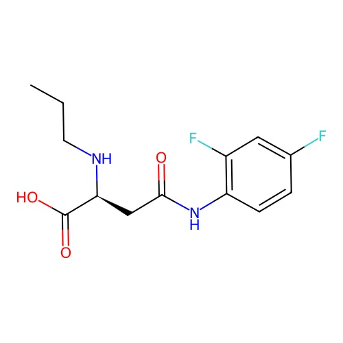 N4-(2,4-Difluorophenyl)-N2-propyl-L-asparagine structure