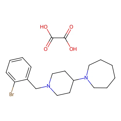 1-(1-(2-Bromobenzyl)piperidin-4-yl)azepane oxalate structure