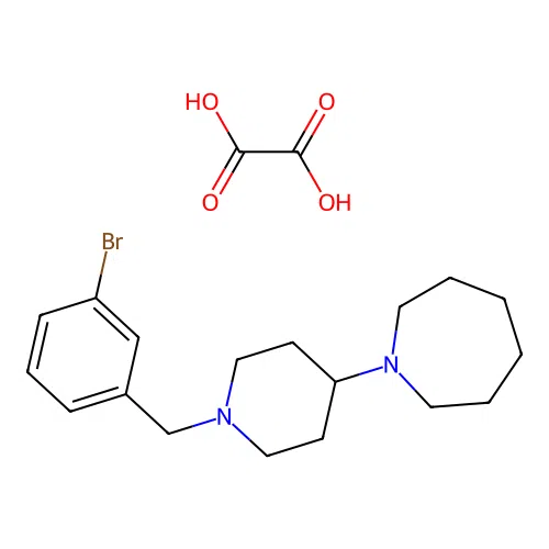 1-(1-(3-Bromobenzyl)piperidin-4-yl)azepane oxalate structure