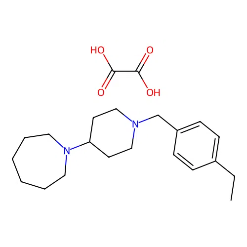 1-(1-(4-Ethylbenzyl)piperidin-4-yl)azepane oxalate structure