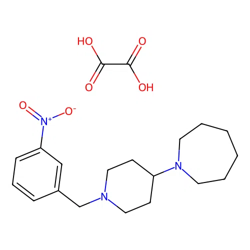 1-(1-(3-Nitrobenzyl)piperidin-4-yl)azepane oxalate structure