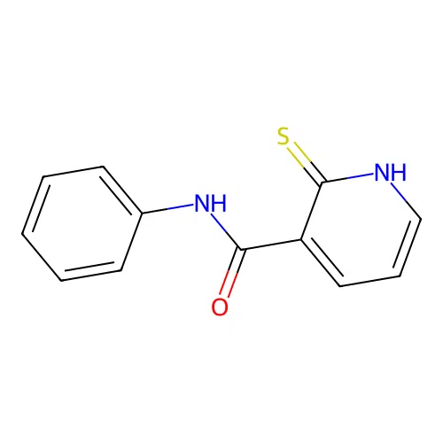 N-phenyl-2-sulfanylidene-1H-pyridine-3-carboxamide structure