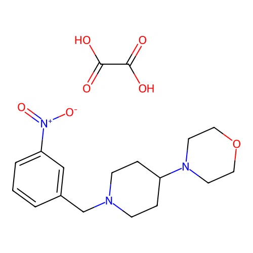 4-(1-(3-Nitrobenzyl)piperidin-4-yl)morpholine oxalate structure