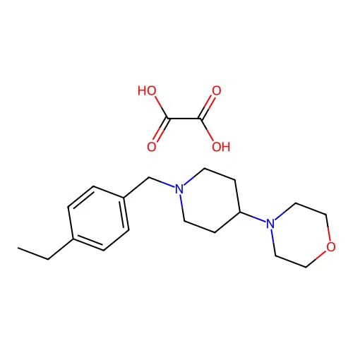 4-(1-(4-Ethylbenzyl)piperidin-4-yl)morpholine oxalate structure