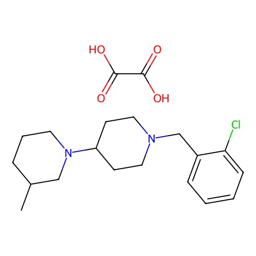 1'-(2-Chlorobenzyl)-3-methyl-1,4'-bipiperidine oxalate structure