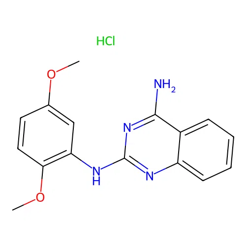 N2-(2,5-Dimethoxyphenyl)quinazoline-2,4-diamine hydrochloride structure