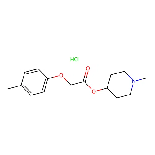 1-Methylpiperidin-4-yl 2-(p-tolyloxy)acetate hydrochloride structure