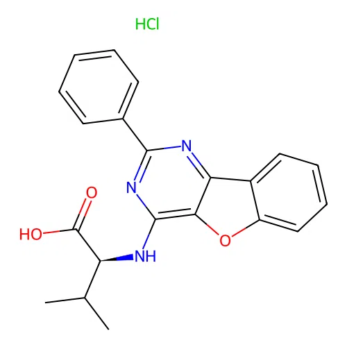 C21H20ClN3O3 structure